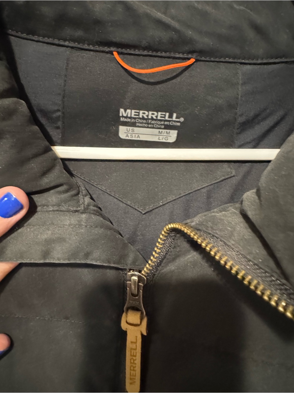 Merrell Men's Dark Gray Quilted Puffer Jacket with Flap Pockets - Picture 4 of 5